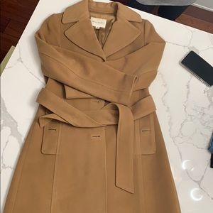 Banana Republic Camel Wool Blend Coat